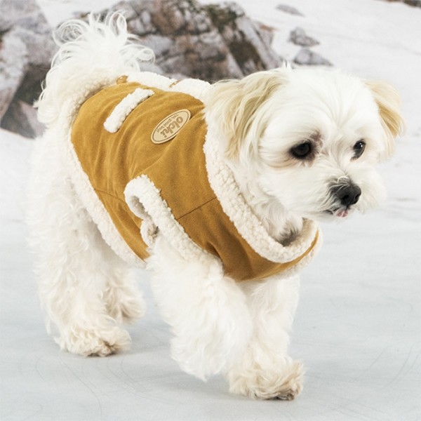 페오펫몰,#신상특가 올치 스웨이드 무스탕 조끼 2종