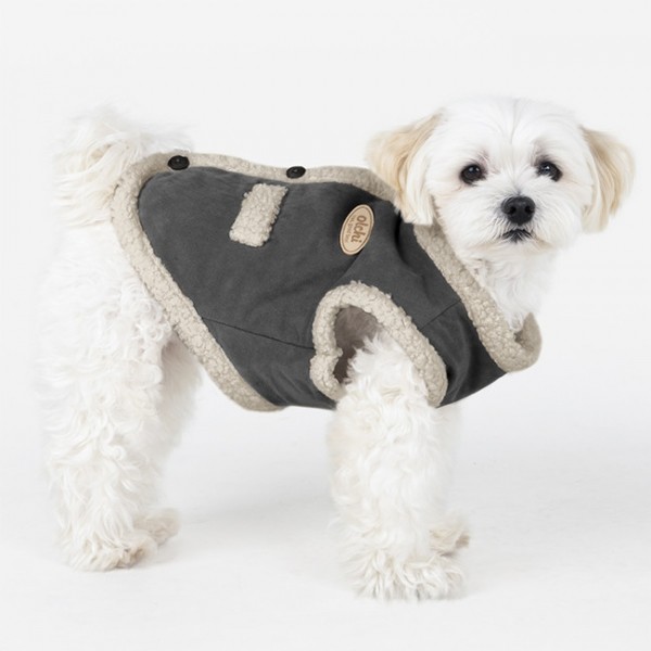 페오펫몰,#신상특가 올치 스웨이드 무스탕 조끼 2종