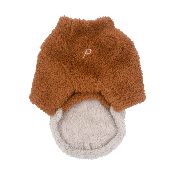 페오펫몰,#신상특가 퍼피아 따뜻한 투톤배색 겨울외출용 릿지 플리스 2종