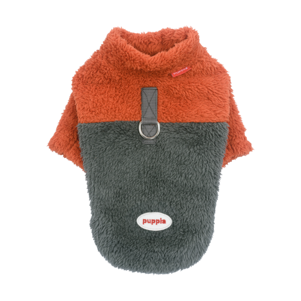 페오펫몰,#신상특가 퍼피아 따뜻한 투톤배색 겨울외출용 릿지 플리스 2종