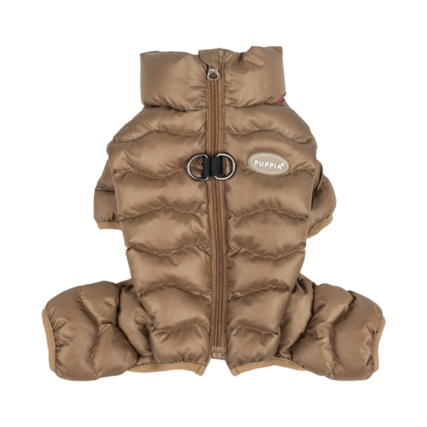 페오펫몰,#신상특가 퍼피아 가볍고 따뜻한 퀼팅 후드 웨이비 푸퍼 올인원 패딩