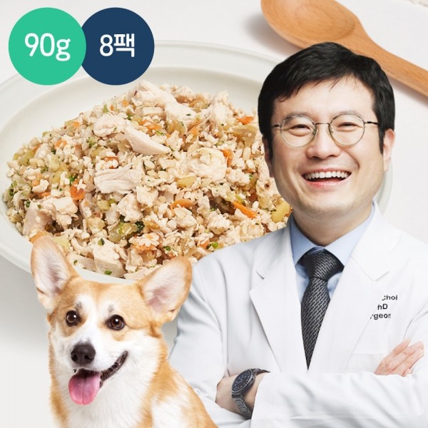 씽크라이크펫 강아지화식 강아지자연식 강아지습식 수제사료 90g 8팩