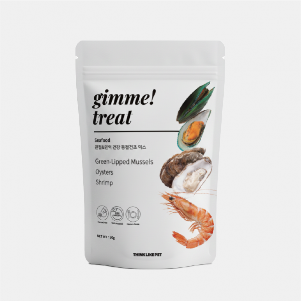 페오펫몰,씽크라이크펫 김미트릿 믹스 강아지 동결건조간식 면역+관절, 30g, 1개