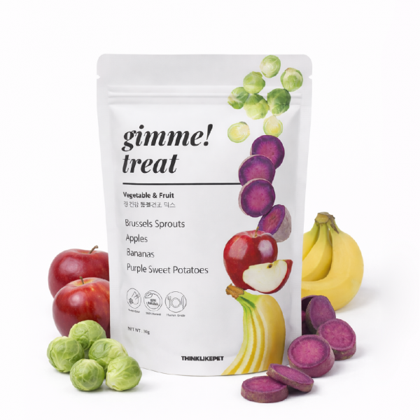 씽크라이크펫 김미트릿 믹스 강아지 동결건조간식 장건강, 30g, 1개