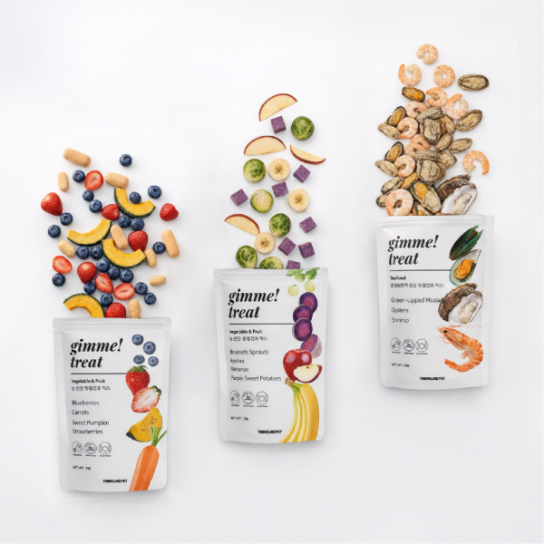 페오펫몰,씽크라이크펫 김미트릿 믹스 강아지 동결건조간식 장건강, 30g, 1개