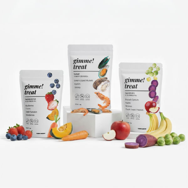 페오펫몰,씽크라이크펫 김미트릿 믹스 강아지 동결건조간식 장건강, 30g, 1개