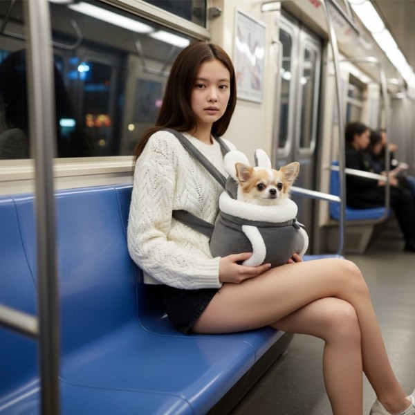 페오펫몰,예보들 강아지 앞가방 슬링백 이동가방 산책용품 야외용품 아기띠  새끼 강아지