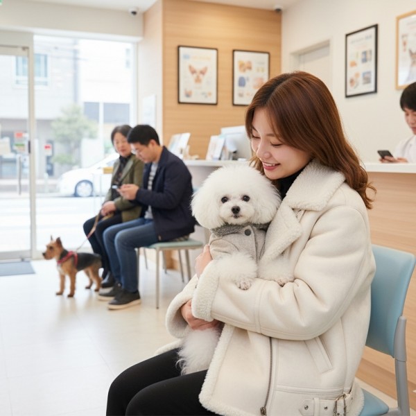 페오펫몰,예보등 강아지 무스탕 강아지 올인원 방한복