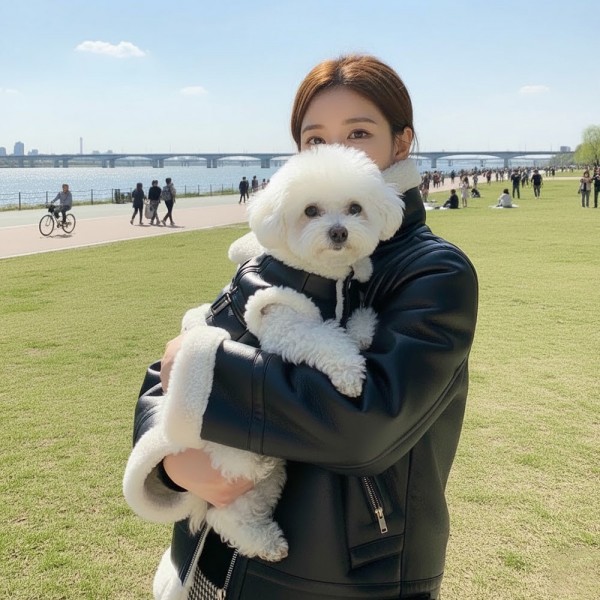 페오펫몰,예보등 강아지 무스탕 강아지 올인원 방한복