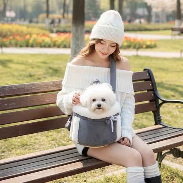 페오펫몰,[새해특가] 예보들 강아지 앞가방 슬링백 이동가방 산책용품 야외용품 아기띠  새끼 강아지