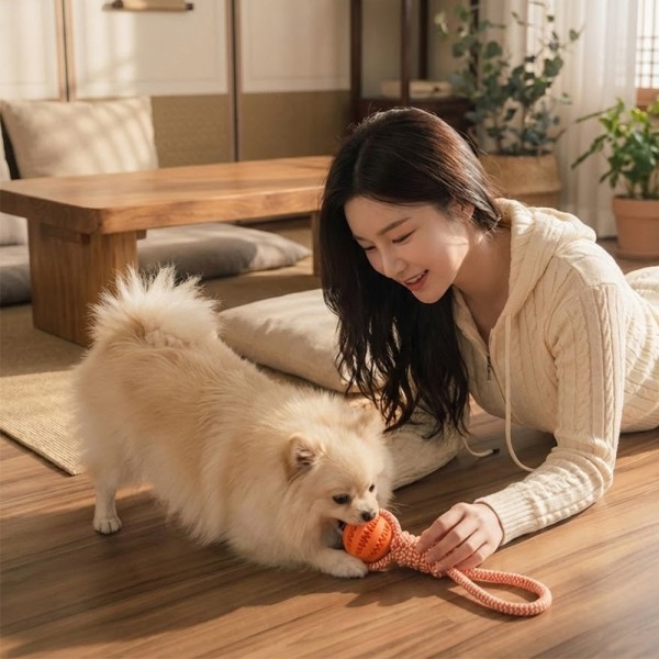 페오펫몰,예보들 강아지 치석제거 터그놀이 장난감