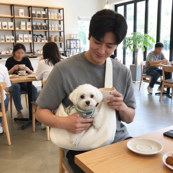 페오펫몰,[예보들][꽃길특가] 예보들 강아지 슬링백 포대기 이동가방 이동장