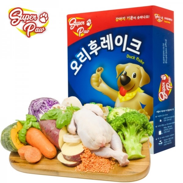 페오펫몰,[슈퍼포우] 슈퍼포우 동결건조 사료 오리후레이크
