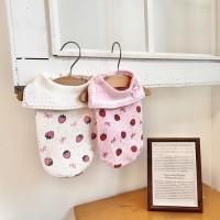 [고퀄리티]국내제작 귀여운 딸기 리본 패턴의 세라복 딸기세라티