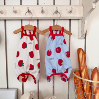 [고퀄리티]국내제작 귀여운 패턴의 올인원 토마토올인원