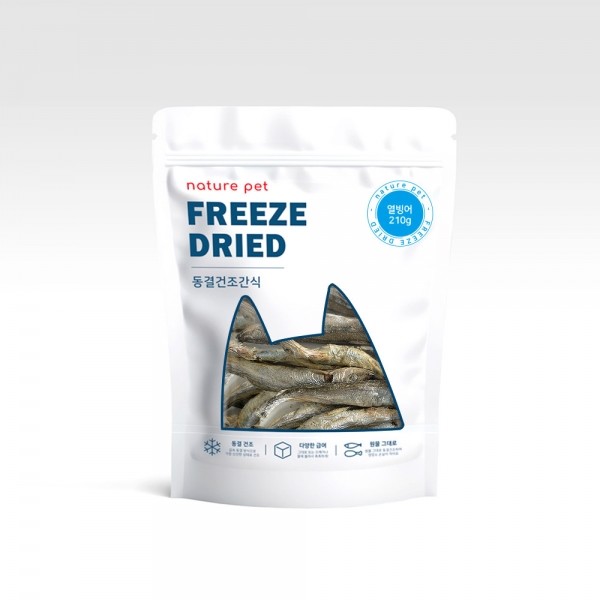페오펫몰,네이처펫 동결건조 열빙어 210g