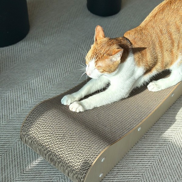 페오펫몰,네이처펫 더블 웨이브 대형 스크래처 76cm