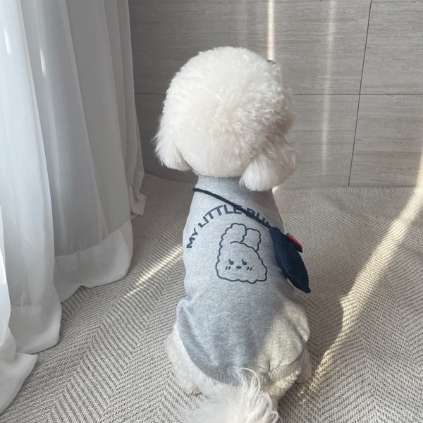 페오펫몰,그루밍독 반려동물 리틀 버니 맨투맨 S-2XL, 3 colors