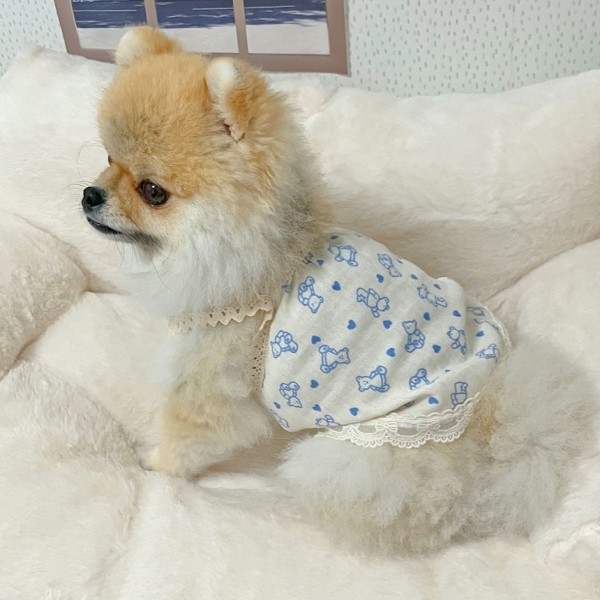 페오펫몰,그루밍독 파자마곰 원피스 S-2XL, 3 colors