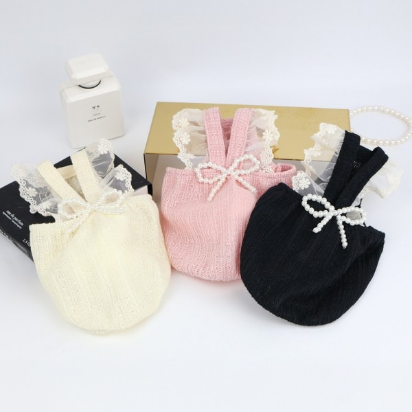 페오펫몰,그루밍독 반려동물 블링블링 왕리본 구슬 나시 티셔츠 S-XL, 3colors
