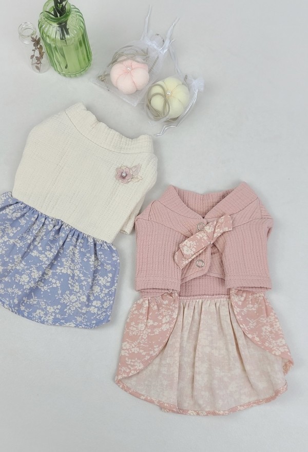 페오펫몰,그루밍독 반려동물 오가닉 한복 S-XL, 2 kinds/2 colors