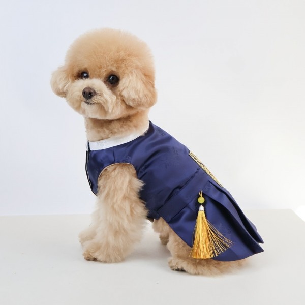 페오펫몰,그루밍독 반려동물 댕냥이 전통한복 S-XL, 2kinds