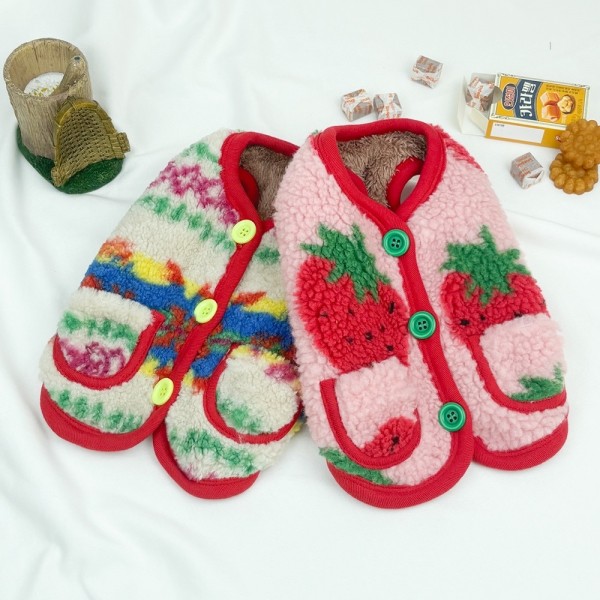 페오펫몰,그루밍독 반려동물 뽀글이 시골조끼 겨울 아우터 강추템