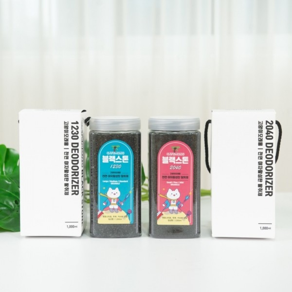 페오펫몰,캣츠몽 블랙스톤 고양이모래 탈취제 1000ml
