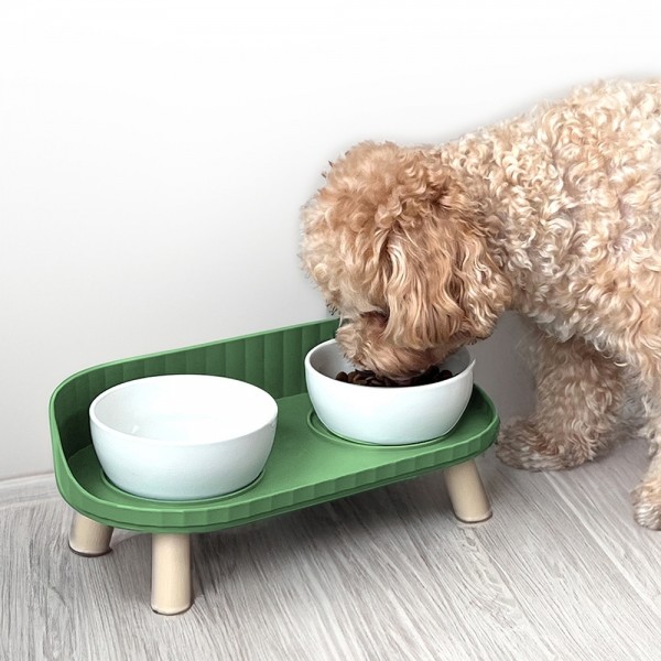 페오펫몰,레토 강아지 밥그릇 고양이 밥그릇 도자기 식기 세트 물그릇 식탁