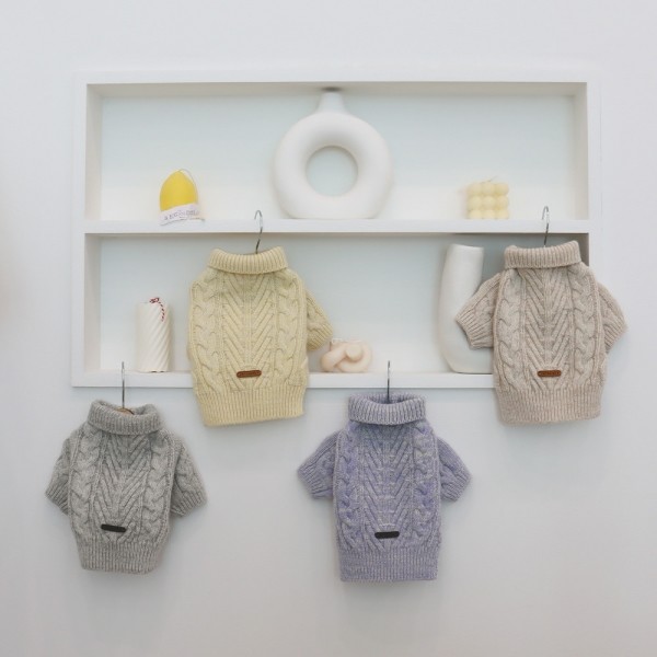 페오펫몰,[리토가토] 토토 베이직 니트 - 블루