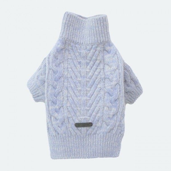 페오펫몰,[리토가토] 토토 베이직 니트 - 블루