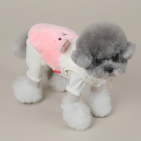 페오펫몰,[리토가토] 폴라베어 플리스 집업 - 핑크