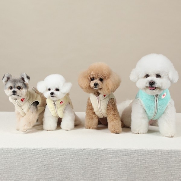 페오펫몰,[리토가토] 폴라베어 플리스 집업 - 핑크