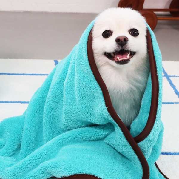 페오펫몰,[핫썸머특가] 코코시루 펫 드라이 타올 CTW-S 강아지 고양이 극세사 목욕 수건 담요