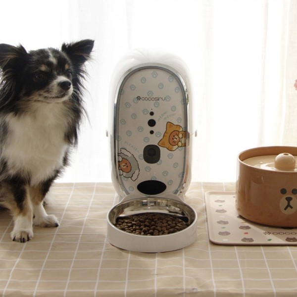 페오펫몰,[핫썸머특가] 라인프렌즈 코코시루 펫 카메라 자동급식기 CL3PFC 강아지 고양이 반려동물 홈캠