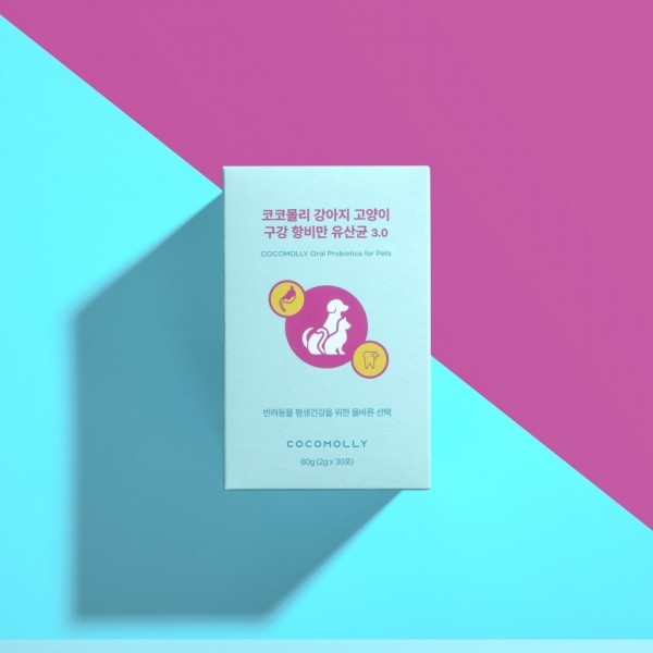 페오펫몰,코코몰리 강아지 고양이 구강 항비만 유산균 프로바이오틱스 2gx30포 [최저가]