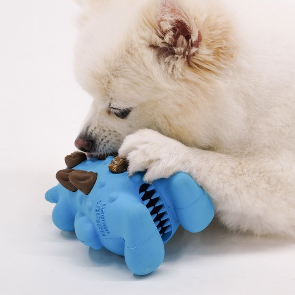 페오펫몰,네추라너리쉬 블루 몬스터 덴탈트릿 강아지 노즈워크 장난감 (8p리필 증정)