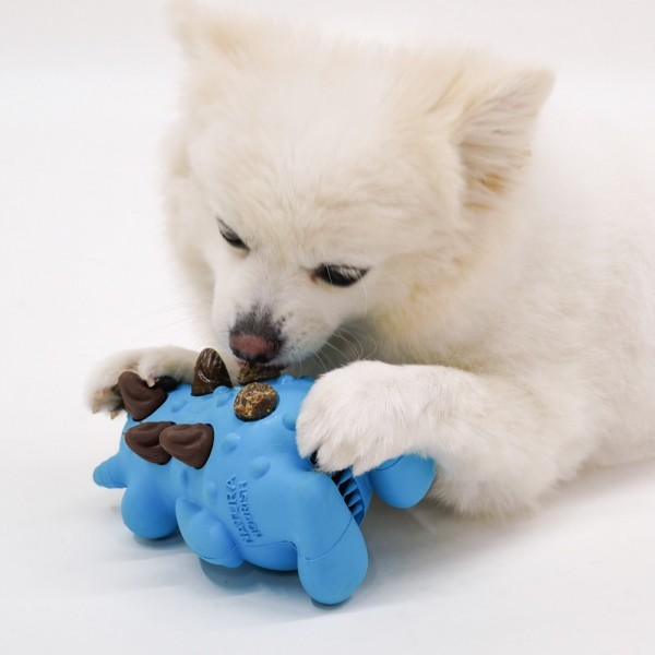 페오펫몰,네추라너리쉬 블루 몬스터 덴탈트릿 강아지 노즈워크 장난감 (8p리필 증정)