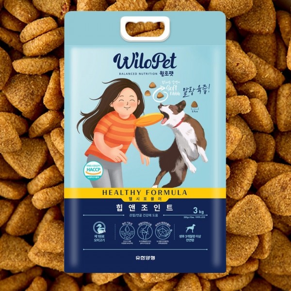 페오펫몰,윌로펫 헬시포뮬러 힙앤조인트 강아지 소프트사료 (1.2kg/3kg)