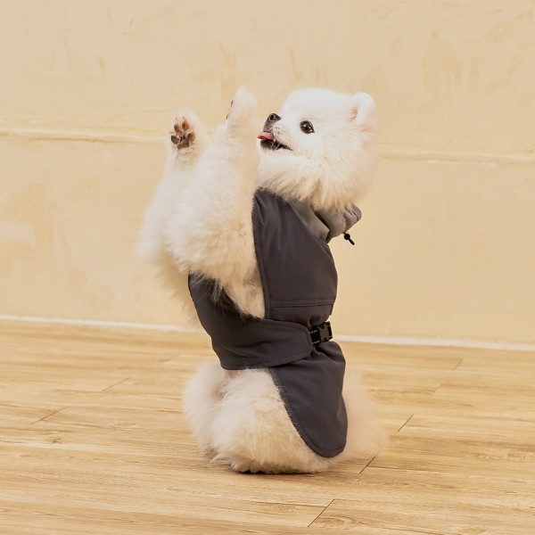 페오펫몰,페슬러 강아지 발열 히트패딩 그레이