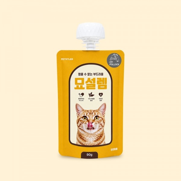 페오펫몰,[페슬러] 고양이 대용량 습식간식 묘설렘 90g (4가지 맛)