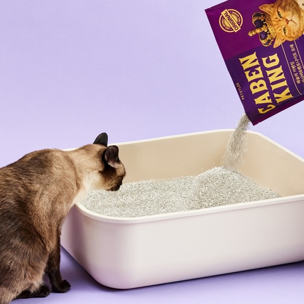 페오펫몰,카벤킹 고양이 카사바+벤토 모래 4.5kg x 3개 (1box)