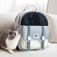 펫포에버 강아지 고양이 마카롱 백팩 강아지 이동가방