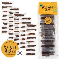 [오래오래프로젝트] 줄줄이스틱 초대용량 오리 (40스틱/200g)