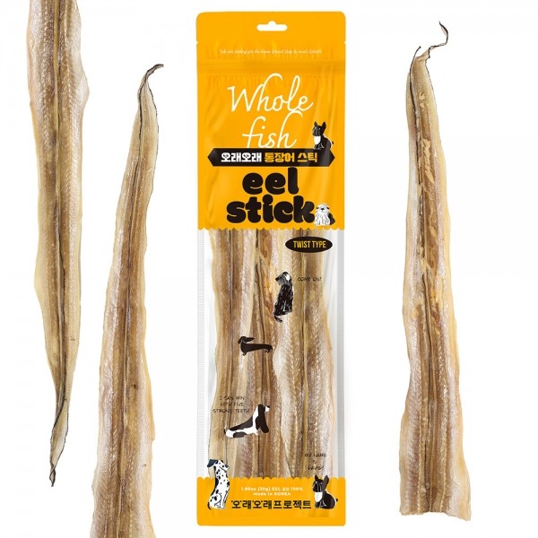 페오펫몰,[오래오래프로젝트] 국내산 통장어스틱 100% (30g)