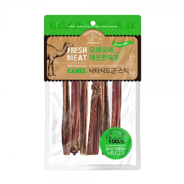 [오래오래프로젝트] 깨끗한육포 오래먹는 낙타 식도근스틱 30g