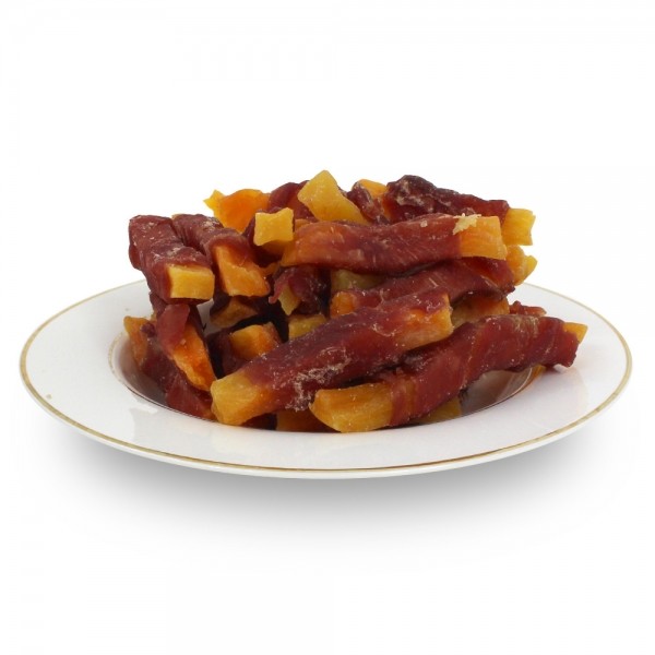 페오펫몰,더담은 일키로 강아지 대용량 간식 오리와고구마