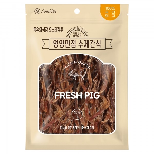 페오펫몰,영양만점 강아지 수제간식 특유의식감 오소리감투 220g