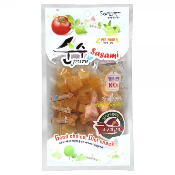 소미펫 순수 70g 강아지 소포장 간식 고구마큐브