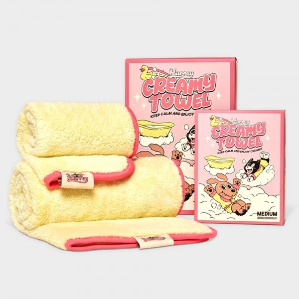 페오펫몰,[허레이] 크리미 타월 M/L [강아지&고양이 겸용 타월]